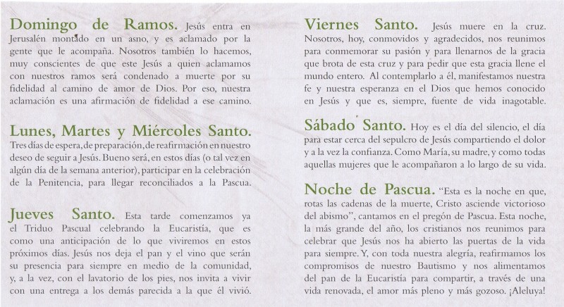 Semana Santa comentarios